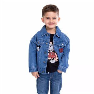 Character Kids' Denim Jacket and T-Shirt Set | Mickey Mouse | Size 5